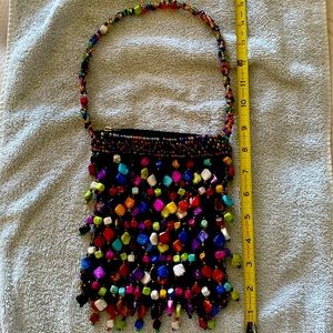 Beaded evening bag